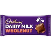 3 x Cadbury Dairy Milk Whole Nut Chocolate Bar 180G