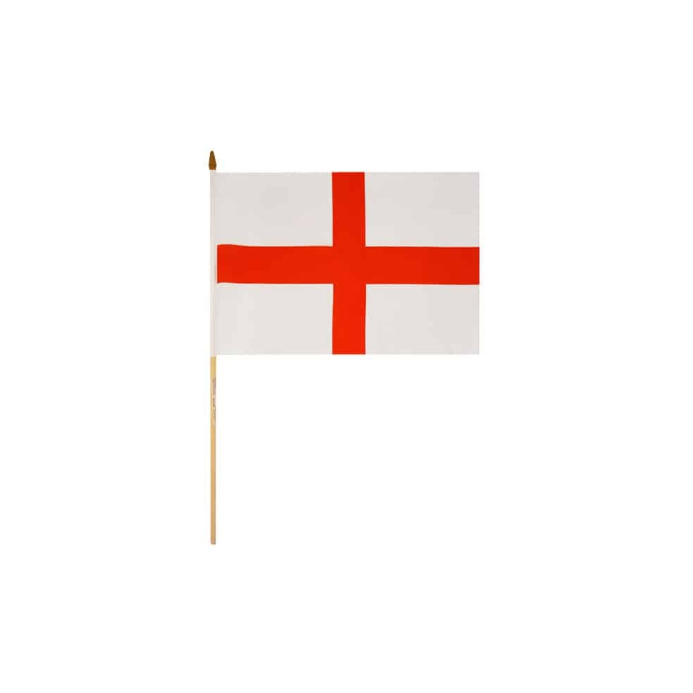 Henbrandt England Hand-Held Waving Flag - 11.5 X 18 Inches / 30 X 45Cm