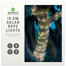 Warm White Solar Rope Light 10.5m