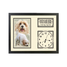 Cavachon Personalised Dog Breed Gift Clock