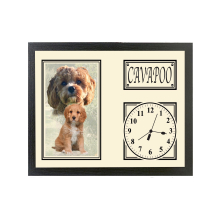 Cavapoo Dog Breed Gift Clock