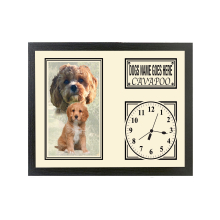 Cavapoo Personalised Dog Breed Gift Clock