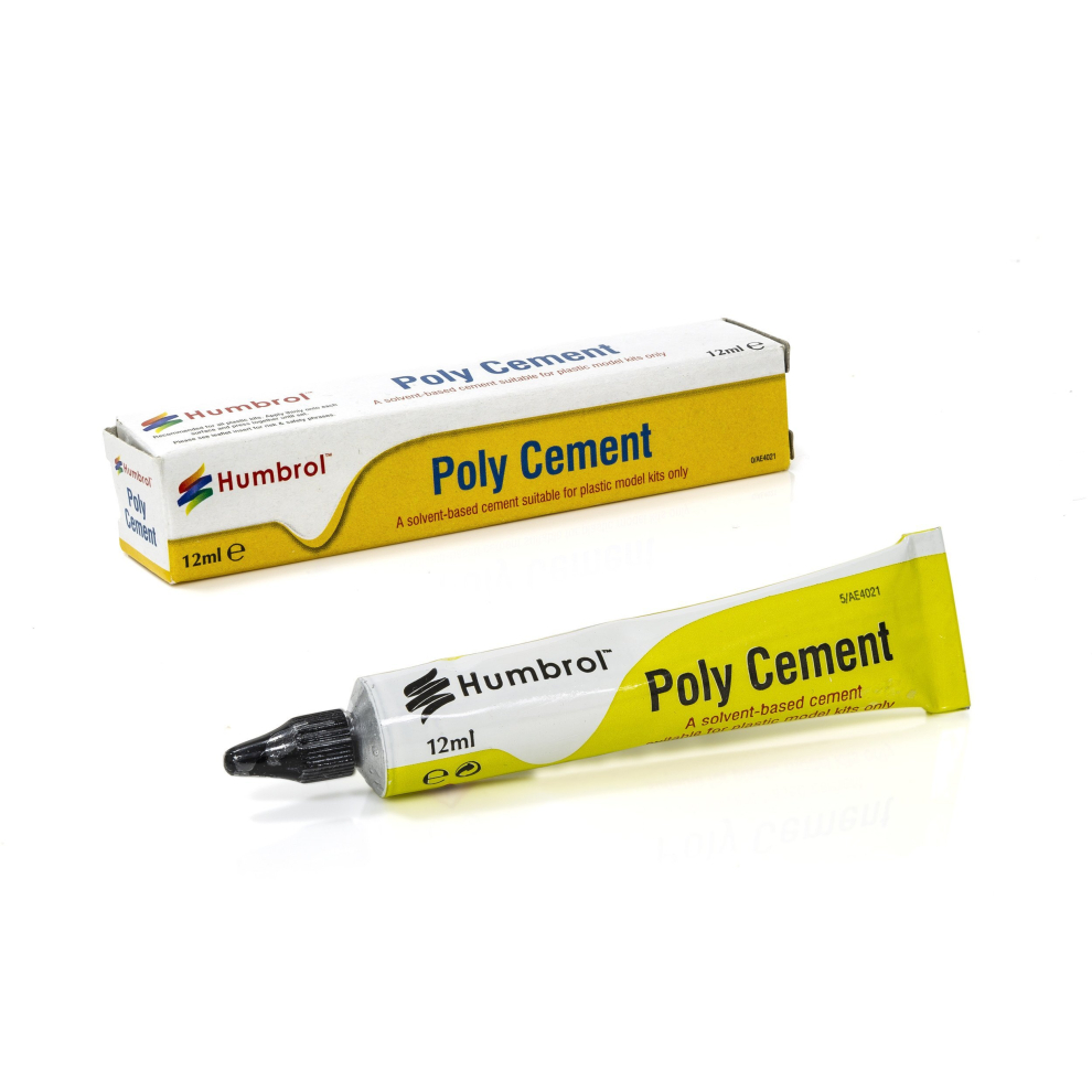 Greenhills Humbrol 12ml Tube of Poly Cement AE4021 - C5245