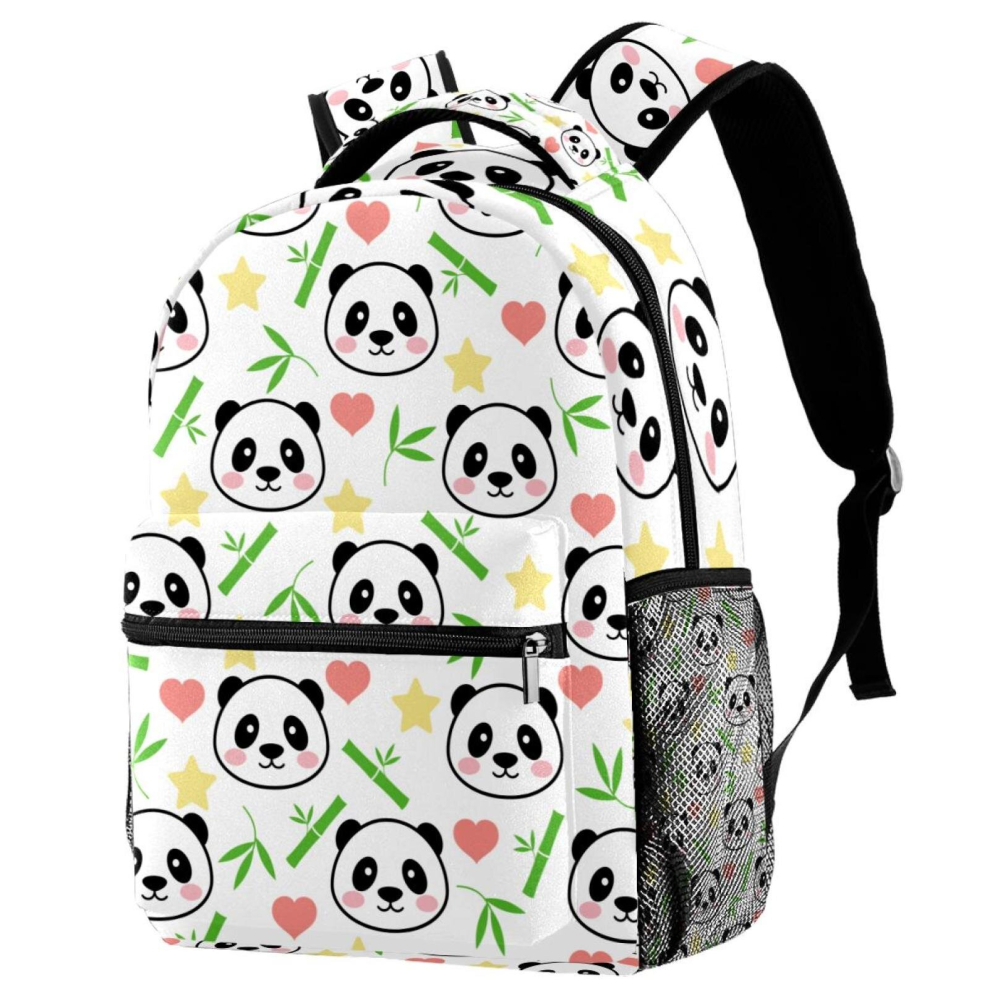 Lightweight Laptop Daypack Cute Panda Backpack College Schoolbag Travel Casual Rucksack for Women Men