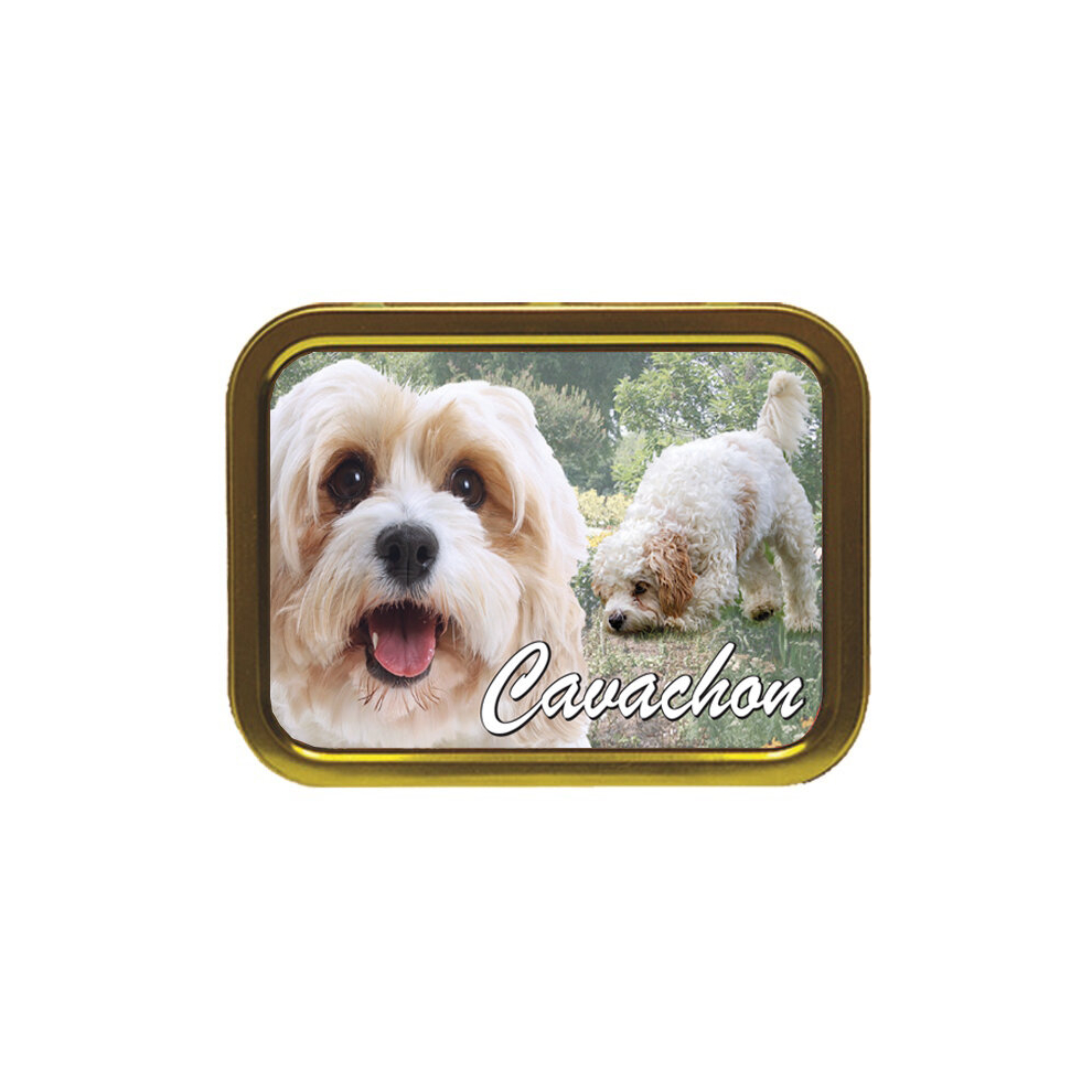 Personalised Gift Products Cavachon Dog Breed Tobacco Storage Tin & Products