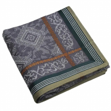 Square Jacquard Cotton Handkerchief For Men Gentlemen cashew flower Pocket Towel For Year Wedding Party Christmas Gift