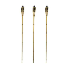 Natural Bamboo Torch 120cm - Pack of 3