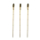Natural Bamboo Torch 120cm - Pack of 3 1