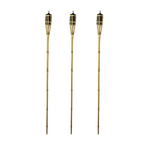 Natural Bamboo Torch 120cm - Pack of 3