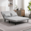 MORE4HOMES (2 Seater, Grey) HARPER 1 SEATER FOLDING CLIC CLAC FABRIC LIVING ROOM LOUNGE SOFA BED 10