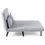 MORE4HOMES (2 Seater, Grey) HARPER 1 SEATER FOLDING CLIC CLAC FABRIC LIVING ROOM LOUNGE SOFA BED 6