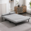 MORE4HOMES (2 Seater, Grey) HARPER 1 SEATER FOLDING CLIC CLAC FABRIC LIVING ROOM LOUNGE SOFA BED 11