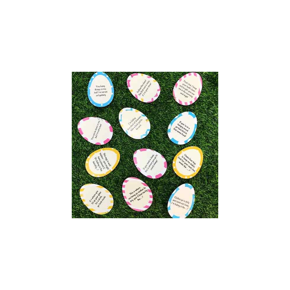 Easter Egg Hunt Clues - Pack of 12