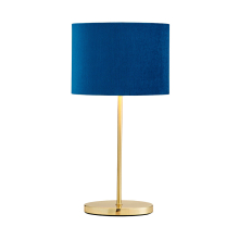 (Table Lamp, Blue) LITECRAFT Velvet Shade Table Lamp, Lampshade