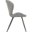 Seconique Quebec Wave Edge Dining Set 4 chairs Black Grain Grey Faux Leather 11