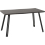 Seconique Quebec Wave Edge Dining Set 4 chairs Black Grain Grey Faux Leather 6