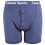 (M - 6 Pack Assorted) 6Pair Mens Boxer Shorts Plain Button Fly Underwear 6