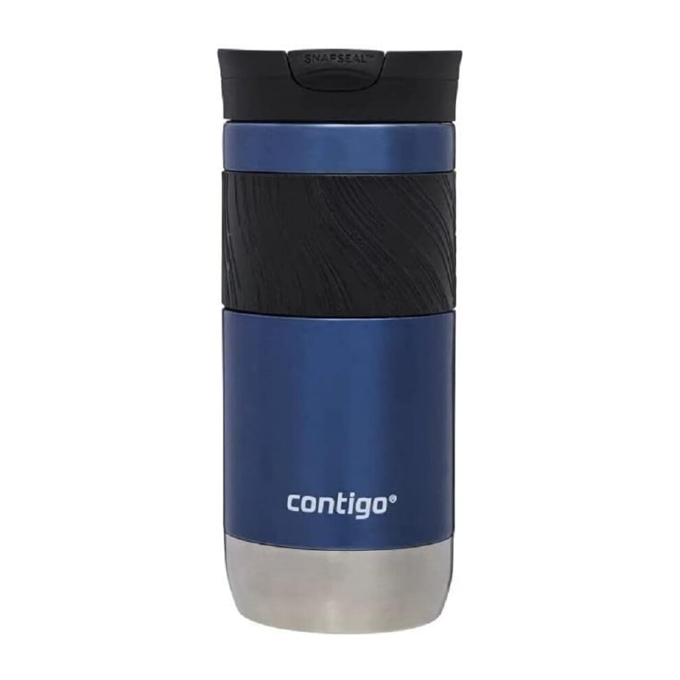 Contigo Byron 2.0 thermal mug, stainless steel insulated mug with Snapseal lock, coffee mug to go, keeps drinks warm for up to 6 hours, 470 ml