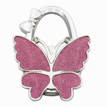 1/2PCS Butterfly Purse Bag Table Hook Holder for Student Portable Foldable Handbag Hanger for Home Decoration Christmas