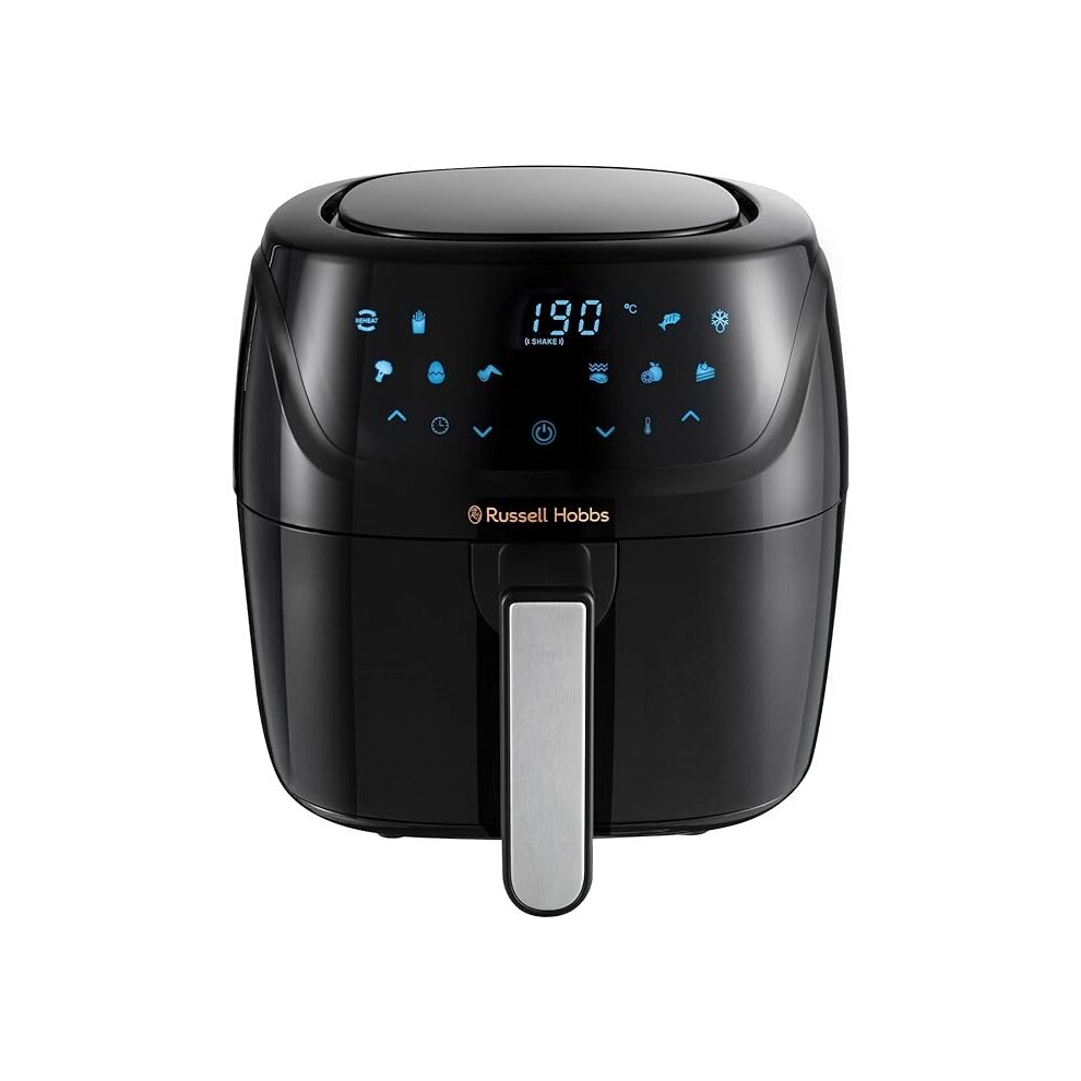 Russell Hobbs 27160 Satisfry Medium Digital Air Fryer, Airfryer With 10 Cooking Functions Including Grill And Dehydrate, 4 Litre Capacity, Black