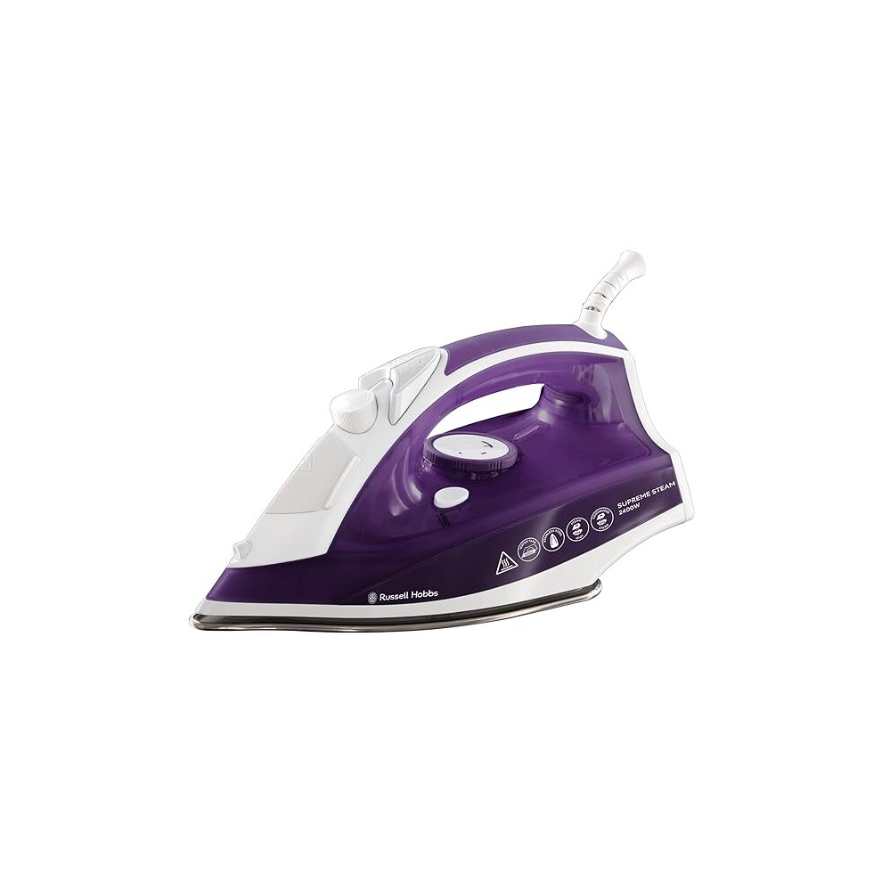 Russell Hobbs Supreme Steam Traditional Iron 23060, 2400 W, Purple/White