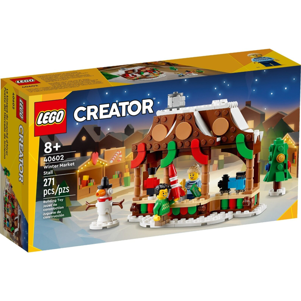 NEW & SEALED EX SHOP STOCK! LEGO® CREATOR #40602 ~ WINTER MARKET STALL ~ AGE 8+ - Image 3