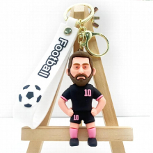 Creative MESSI Jersey Keychain Football Fan Jewelry Football Lover Personalized for Men Bag Pendant Aaccessories Gift