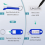 10pcs/Set Classic Tags Labels Key Chains Reusable Plastic Baggage Luggage Tags With Split Ring Label Window For Diy Name Number 6