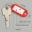 10pcs/Set Classic Tags Labels Key Chains Reusable Plastic Baggage Luggage Tags With Split Ring Label Window For Diy Name Number 7