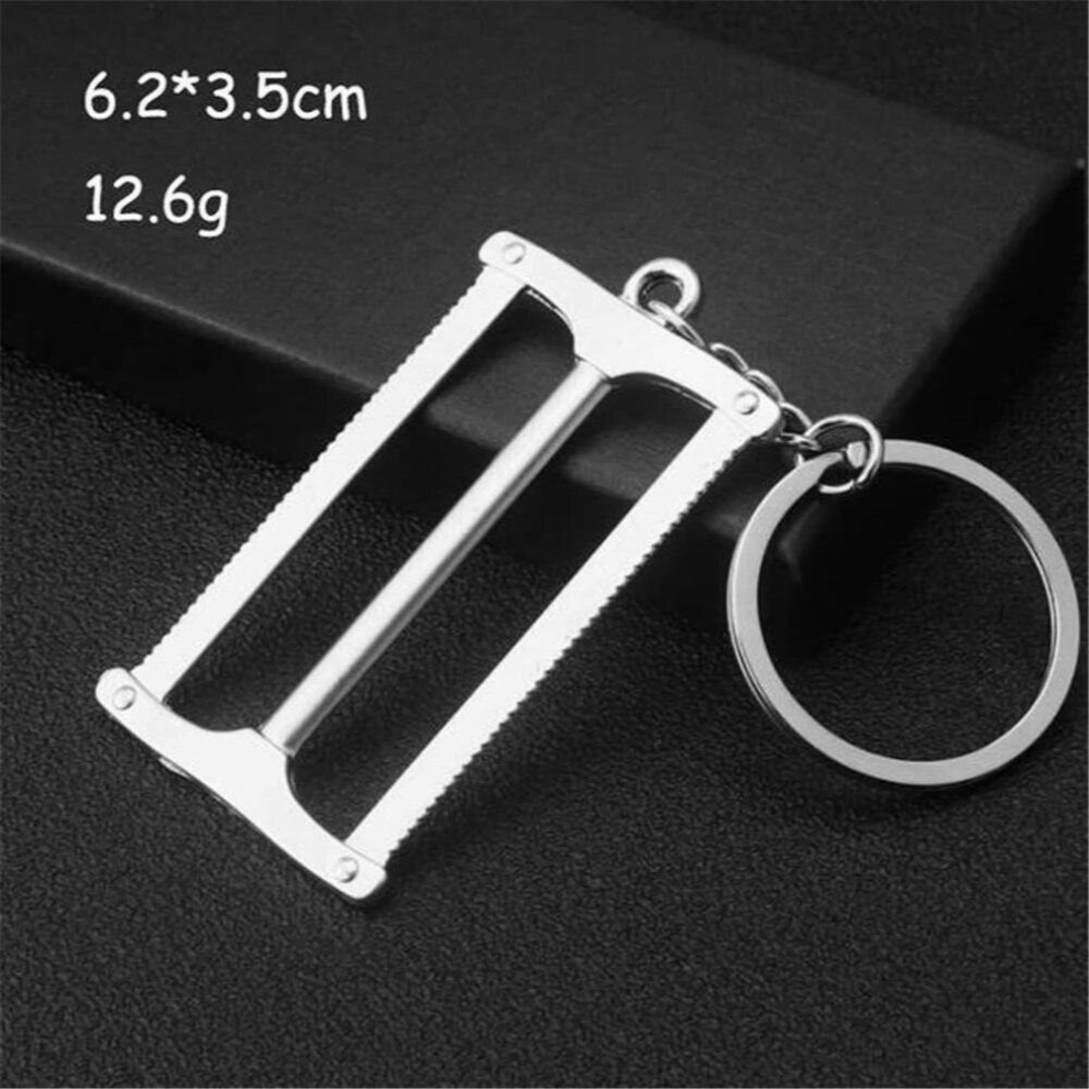 Mini Combination Tool Keychain Utility Pocket Clasp Ruler Hammer Wrench Pliers Shovel For Men Creative Car Bag Keyring 885677692754