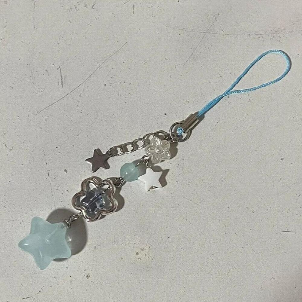 Cyberrunge Phonecharm Stars Cybercore Y2k Grunge Fairy Keychain Multicoloured 885677693065