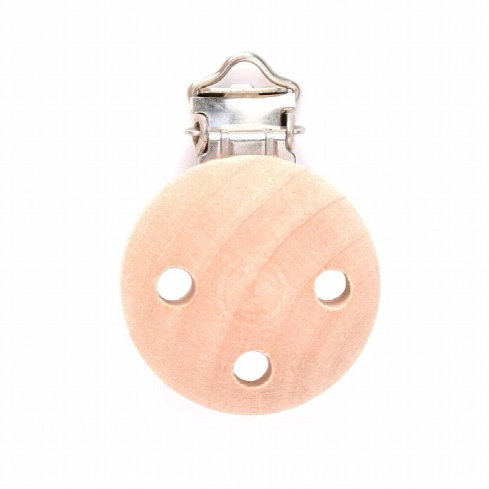 Baby Wooden Pacifier Clip 5Pcs/Lot Making Diy Silicone Beads Pacifiers Chain Accessory Infant Soother Clasps Multicoloured