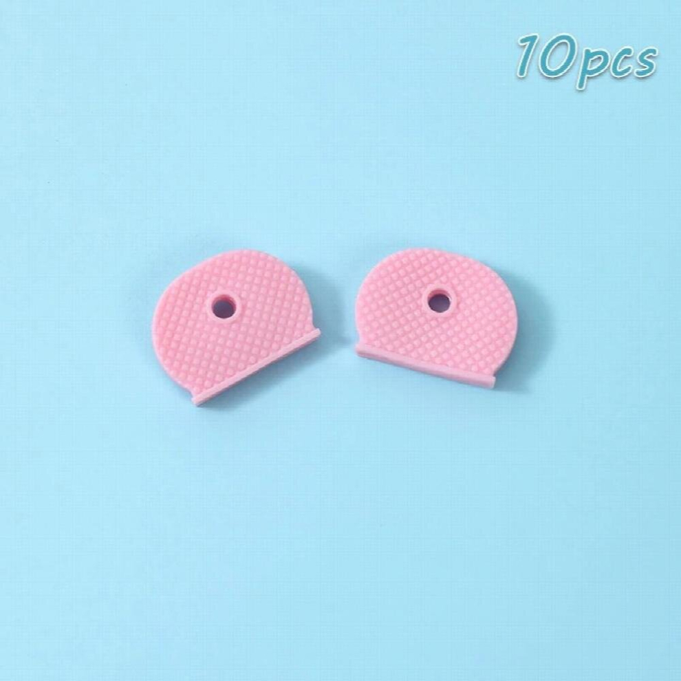 10Pcs Hollow Rubber Soft Key Keys Cap Key Covers Topper Keyring Key Case For Car Keyring Accessories Multicoloured 885677695199