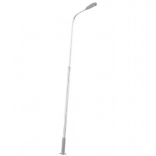 20Pcs Model Railway 10Cm Lamp Post Street Lights HO Scale 1:87 LED 3V Resistors LQS08 Single Head