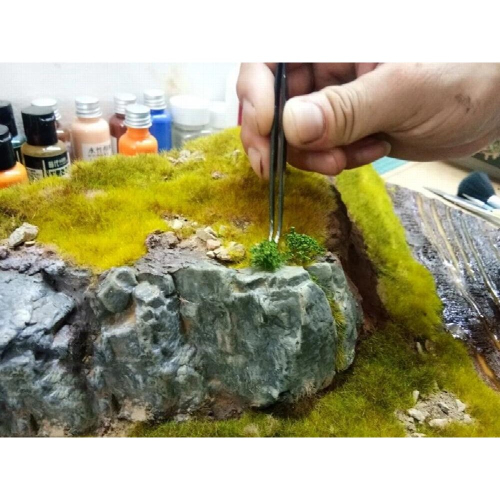 Bush grass Simulation scenario Landscape sand table materials DIY Model scene platform scale toy 2