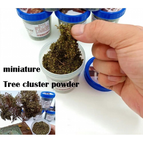 Tree cluster powder Scene Tree Model Making Material DIY Sand Table Material 120ML 1