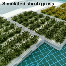 Bush grass Simulation scenario Landscape sand table materials DIY Model scene platform scale toy
