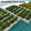 Bush grass Simulation scenario Landscape sand table materials DIY Model scene platform scale toy 1