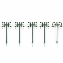 5 Pcs 1: 150 Lamps Model Heads Light Layout Model Building Decoration Landscape Accessory