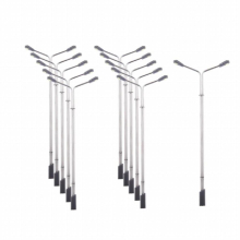 10pcs Model Railway Train Lamp Post Street Lights 1:75/100/150/200 LED for Voltages of 3V Current 20MA