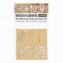 DIY Spray Paper Weathering Airbrush Stencils Tools for 1/35 1/48 1/72 Scale Tank Model Modification Kit DIY Decoration Kit