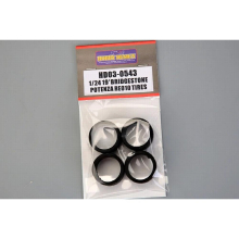1/24 Resin Retrofit For Car Models Hobby HD03-0543 19 Brigeston Potenza RE010 Tires Hand-made Models Rubber Parts