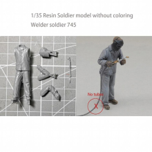 1/35 Resin Soldier without coloring Welder soldier 745