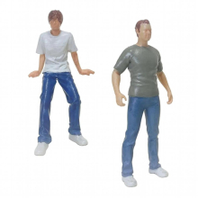 Simulation People Model 1:32 Character Model Toys for Train Railway Landscape