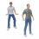 Simulation People Model 1:32 Character Model Toys for Train Railway Landscape 1