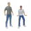 Simulation People Model 1:32 Character Model Toys for Train Railway Landscape 3