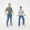 Simulation People Model 1:32 Character Model Toys for Train Railway Landscape 4