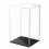 Clear Acrylic Display Case Base Dustproof Protection Model Toy Show Box 5