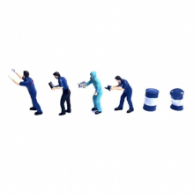 1:64 Repairman Doll for Car workshop Scene diecast alloy Vehicle Model Toys metal car toys Parts Gift Accessories adult collect