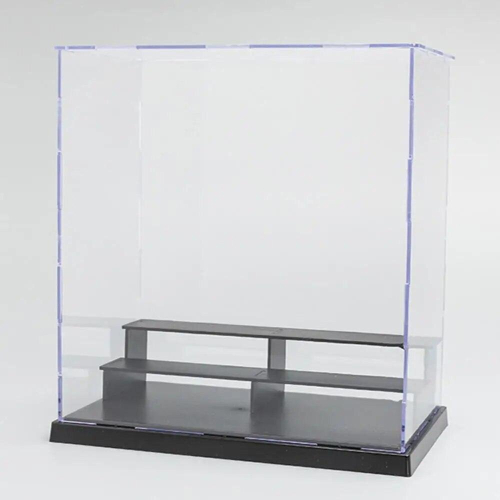 Showcase Removable Steps Collection Display Acrylic Display Cube Organizer Case for Exhibition Optional Durable Box 1